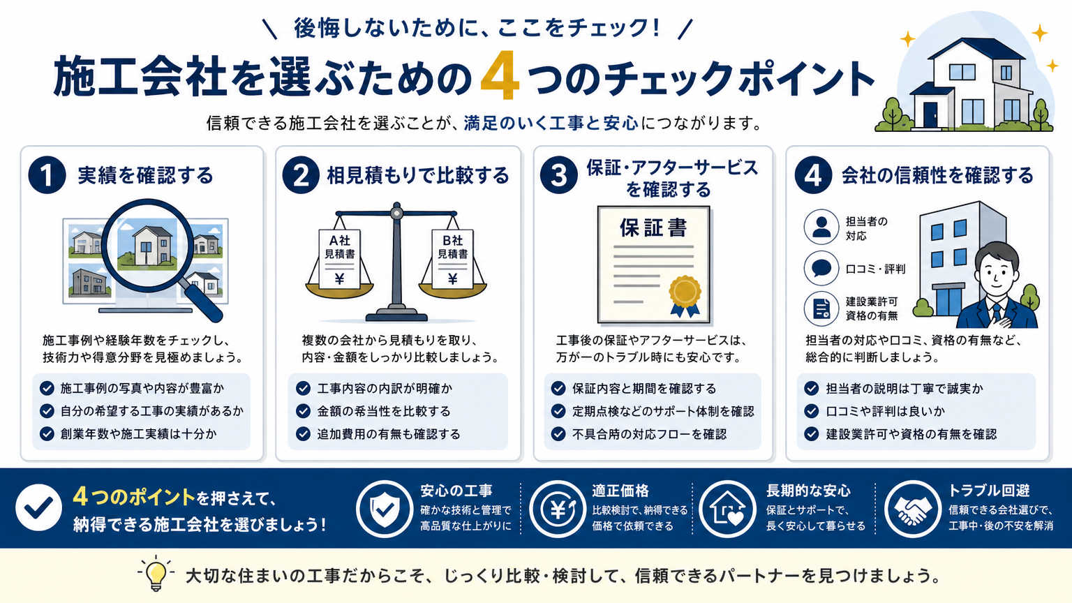 アルミパーテーション施工会社の選び方